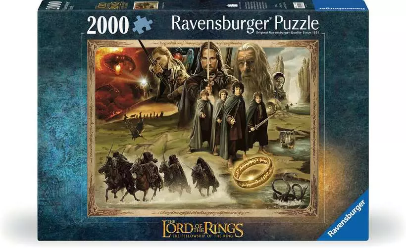 The Lord of the Rings: Fellowship of the Ring - Standard Adult Puzzle, 2000 Pieces