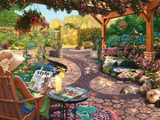 Cozy Backyard Bliss - Larger Puzzle Pieces, 750 Pieces (Large)