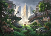 The Desolated City - Escape Puzzle, 368 Pieces