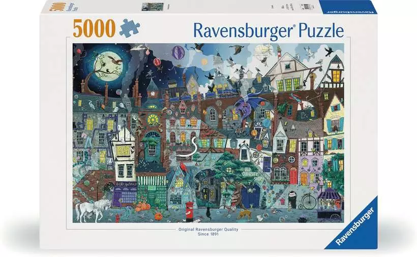 Fantasy, Victorian Street - Standard Adult Puzzle, 5000 Pieces