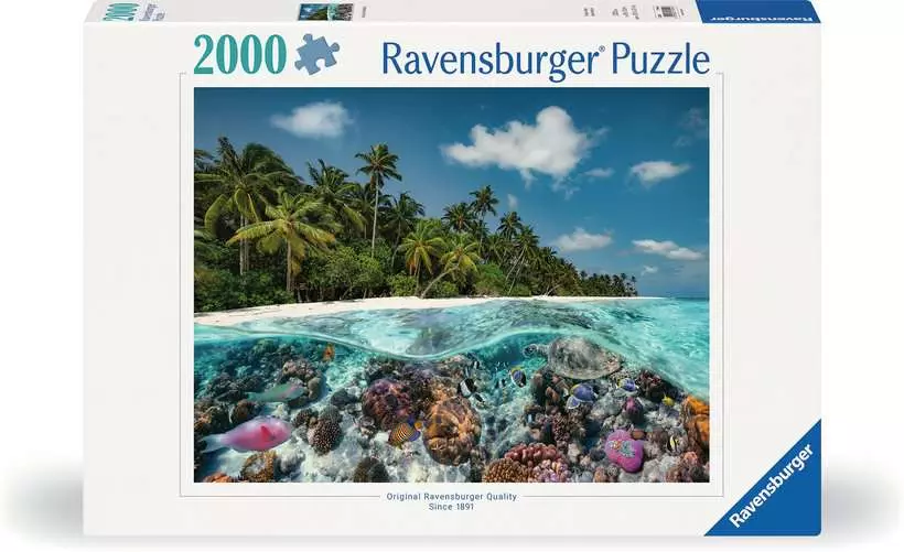 A Dive in the Maldives - Standard Adult Puzzle, 2000 Pieces