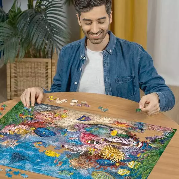 Tropical Reef Life - Larger Puzzle Pieces, 750 Pieces (Large)