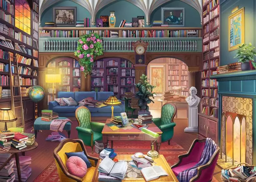 Dream Library - Larger Puzzle Pieces, 500 Pieces (Large)