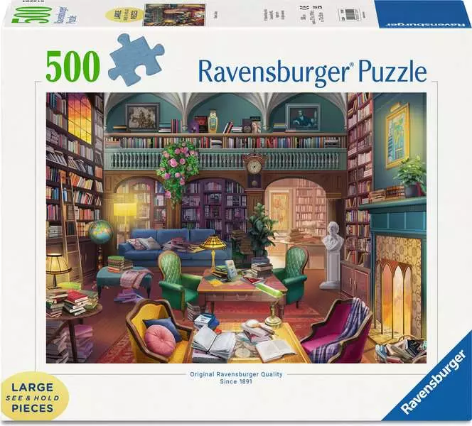 Dream Library - Larger Puzzle Pieces, 500 Pieces (Large)