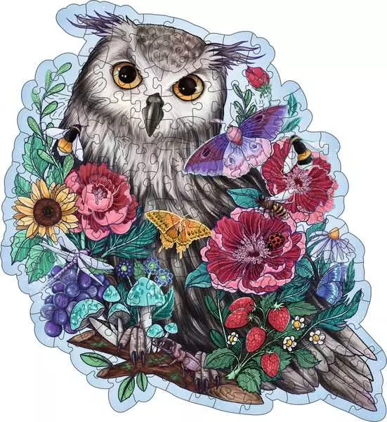Mysterious Owl - Wooden Puzzles, 150 Pieces