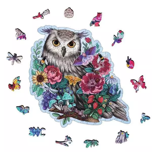 Mysterious Owl - Wooden Puzzles, 150 Pieces