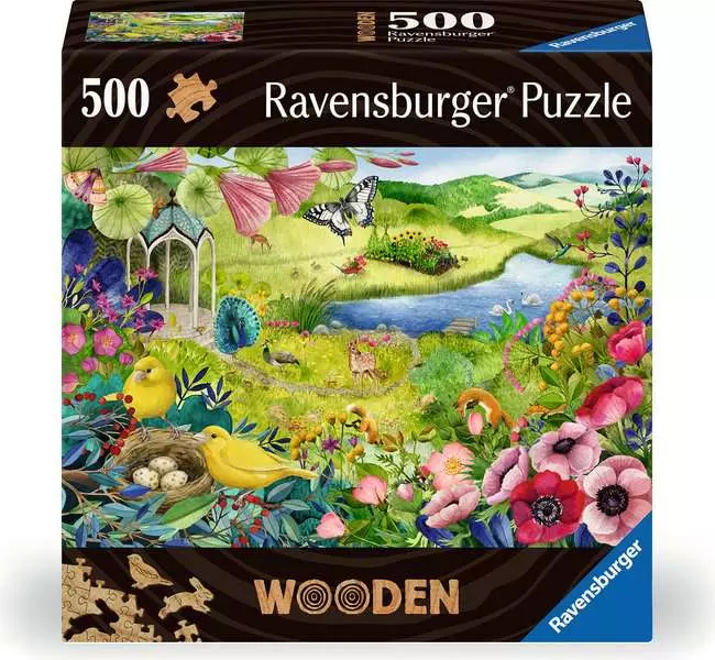 Nature Garden - Wooden Puzzles, 500 Pieces