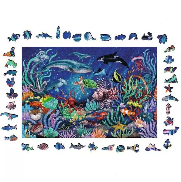 Under the Sea - Wooden Puzzles, 500 Pieces