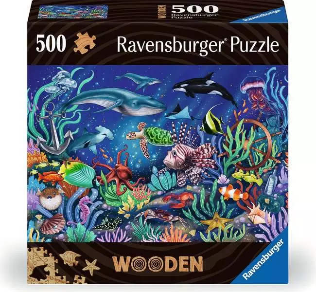 Under the Sea - Wooden Puzzles, 500 Pieces