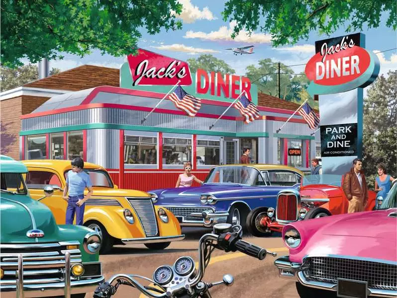 Meet You at Jack's - Larger Puzzle Pieces, 750 Pieces (Large)