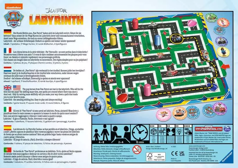 PAW Patrol™: Labyrinth Junior - Sliding Game