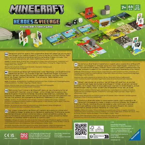Minecraft Heroes of the Village - Board Game