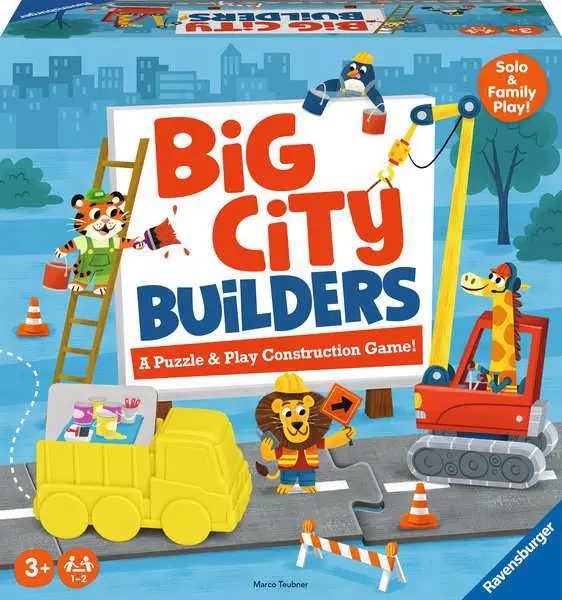 Big City Builders - A Preschool Puzzle and Play Construction Game