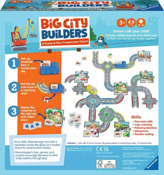 Big City Builders - A Preschool Puzzle and Play Construction Game