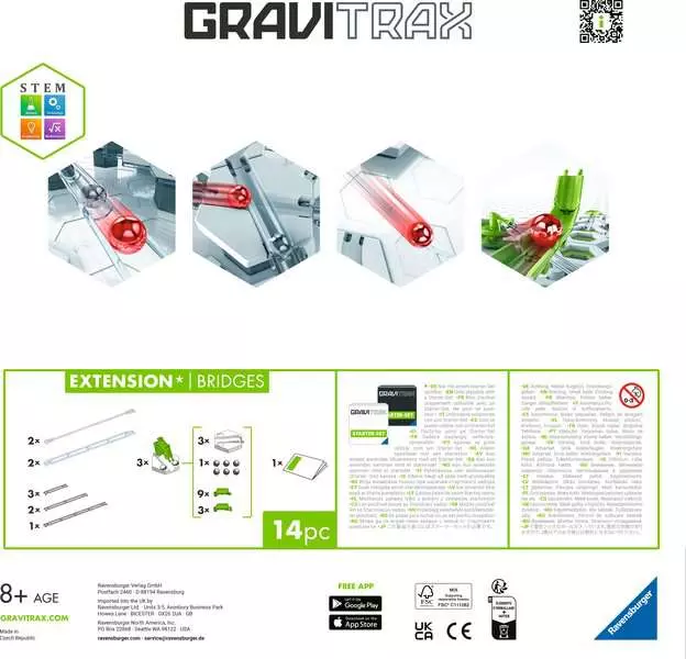 GraviTrax BASE: Bridges Extension - Construction Game