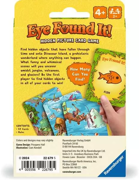 Eye Found It!: World of Dinosaurs - Card Game