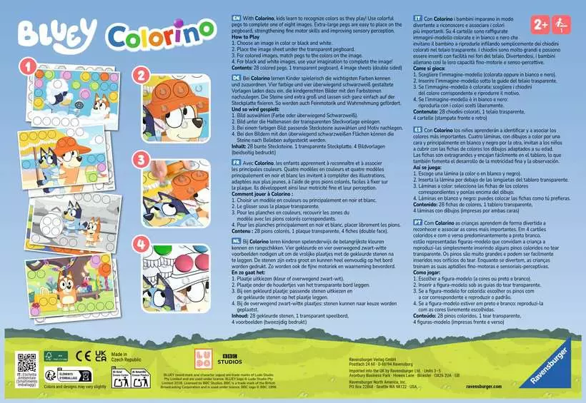Bluey: Colorino (Multilingual) - Color Matching Game