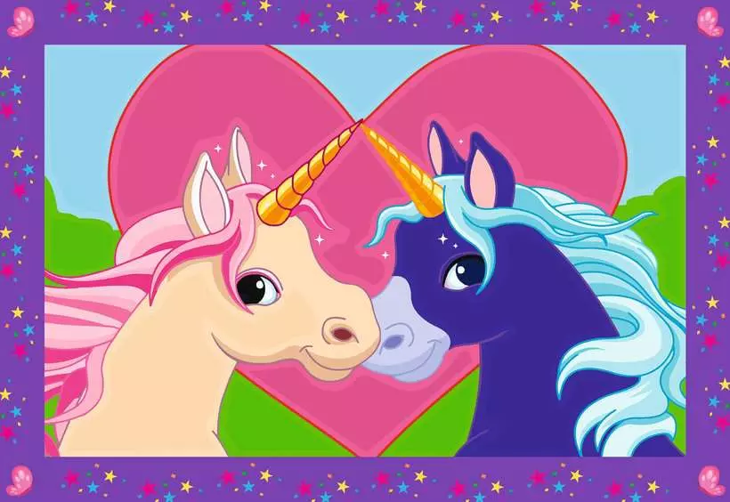 CreArt Junior: Magical Unicorns - Painting by Numbers