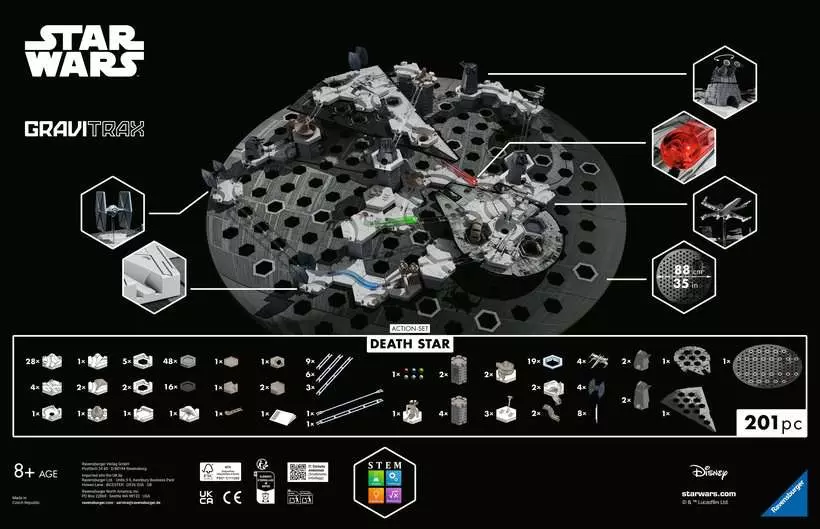 GraviTrax BASE: Star Wars Death Star Action Set - Construction Game