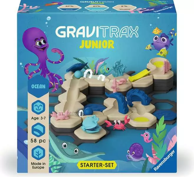 GraviTrax Junior: Ocean Starter Set - Brain Game, Small