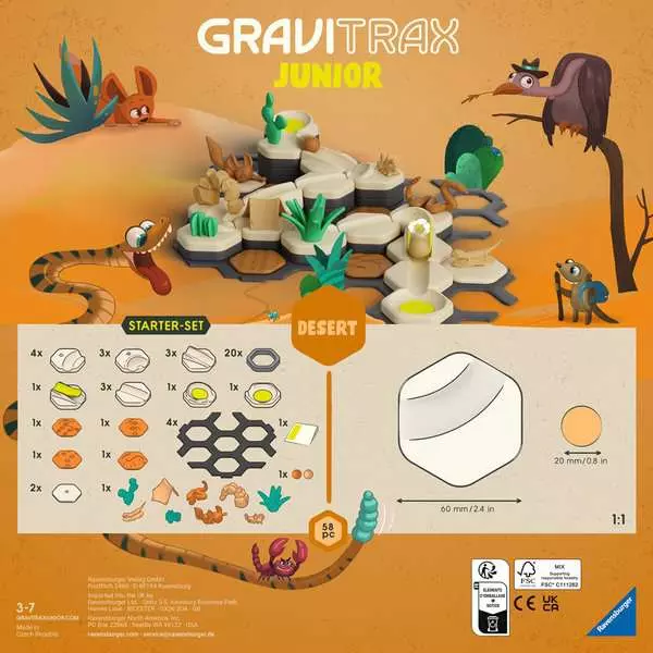 GraviTrax Junior: Desert Starter Set - Brain Game, Small