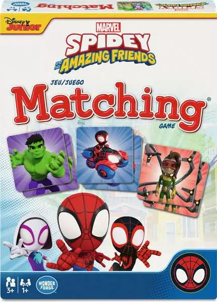 Spidey & Friends: Matching (Trilingual) - Memory Game