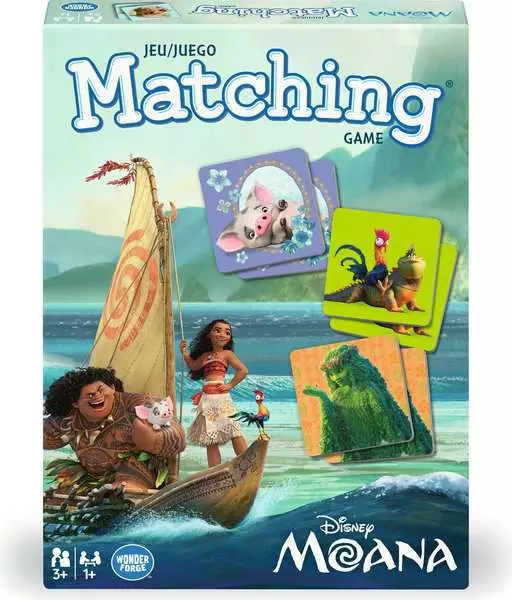 Moana: Matching (Trilingual) - Memory Game
