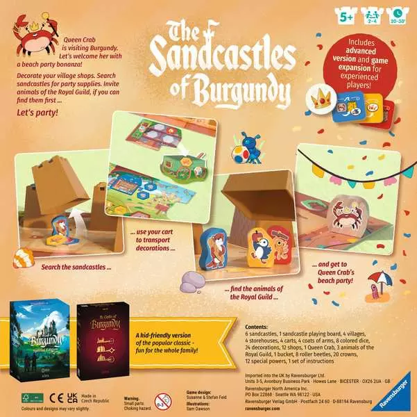 The Sandcastles of Burgundy (English) - Board Game