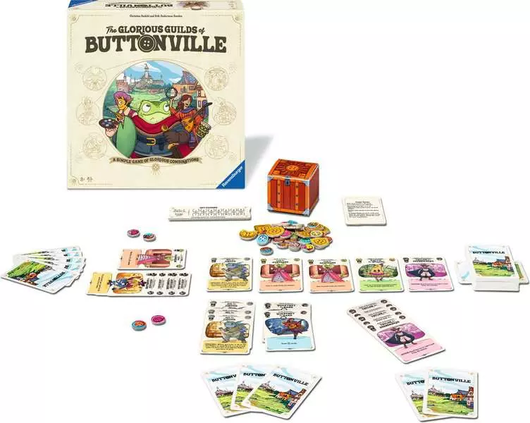 The Glorious Guilds of Buttonville (English) - Card Collection Game