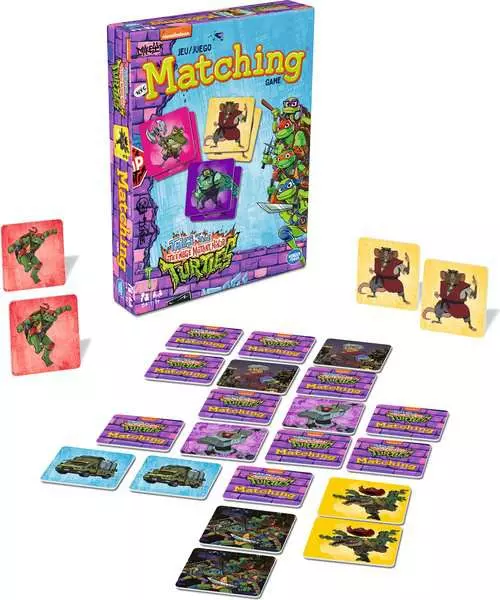 Teenage Mutant Ninja Turtles: Matching (Trilingual) - Memory Game