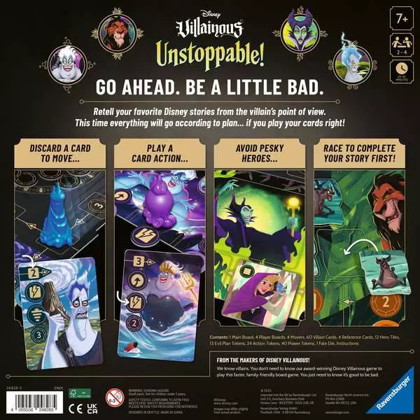 Disney Villainous: Unstoppable! (English) - Strategy Game