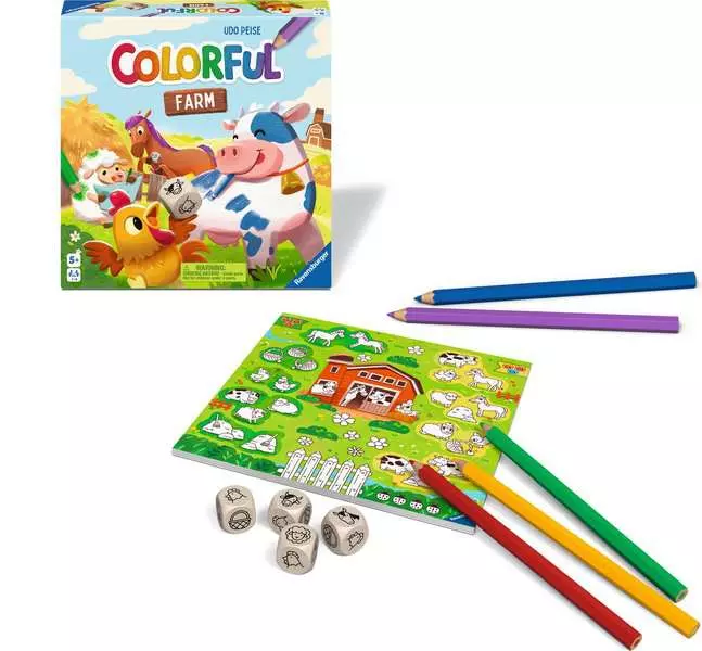 My Colorful Farm (English) - Dice Game