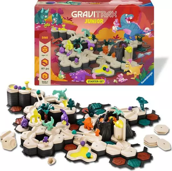 GraviTrax Junior: Dinosaur Starter Set - Brain Game, XXL