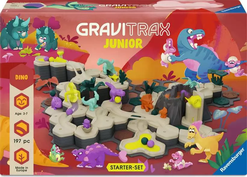 GraviTrax Junior: Dinosaur Starter Set - Brain Game, XXL