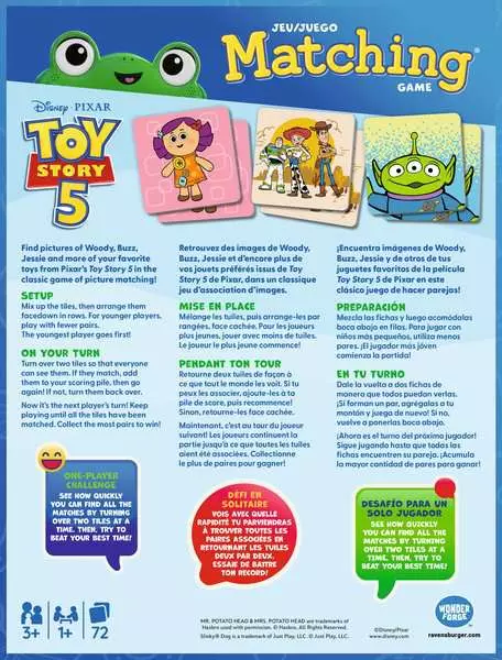 Toy Story 5: Matching (Trilingual)
