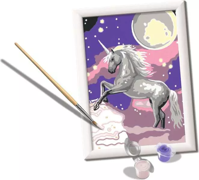 CreArt: Unicorn (Glow) - Painting by Numbers, 5 x 7