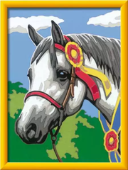 CreArt: Show Horse - Painting by Numbers, 7 x 10
