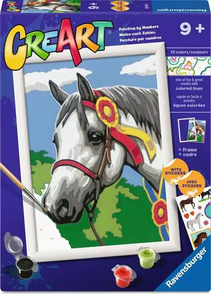 CreArt: Show Horse - Painting by Numbers, 7 x 10