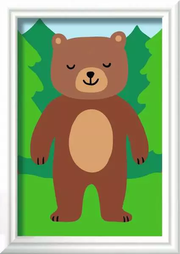 CreArt: Wild Bear - Painting by Numbers, 3 x 5