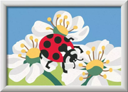 CreArt: Ladybug in Nature - Painting by Numbers, 5 x 7
