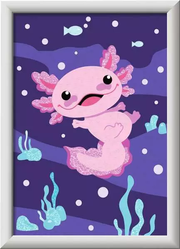 CreArt: Axolotl - Painting by Numbers, 5 x 7