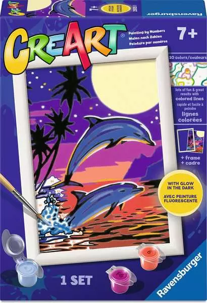 CreArt: Dolphin Adventures - Painting by Numbers, 5 x 7