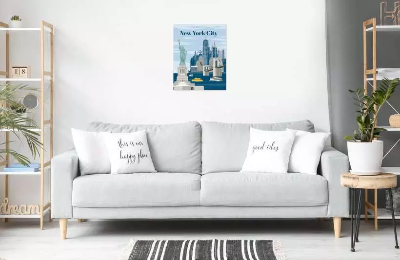 CreArt Cities: Colorful New York City - Painting by Numbers, 10 x 12