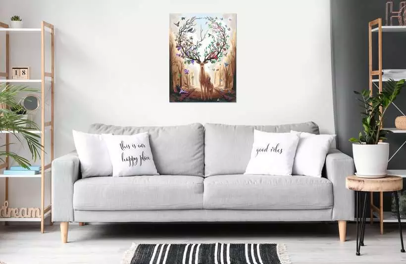 CreArt Canvas: Magnificent Encounter - Painting by Numbers, 12 x 16