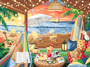 CreArt Canvas: Cozy Cabana - Painting by Numbers, 12 x 16