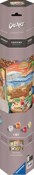 CreArt Canvas: Cozy Cabana - Painting by Numbers, 12 x 16