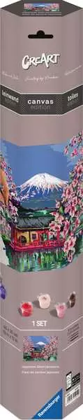 CreArt Canvas: Japanese Cherry Blossom - Painting by Numbers, 12 x 16