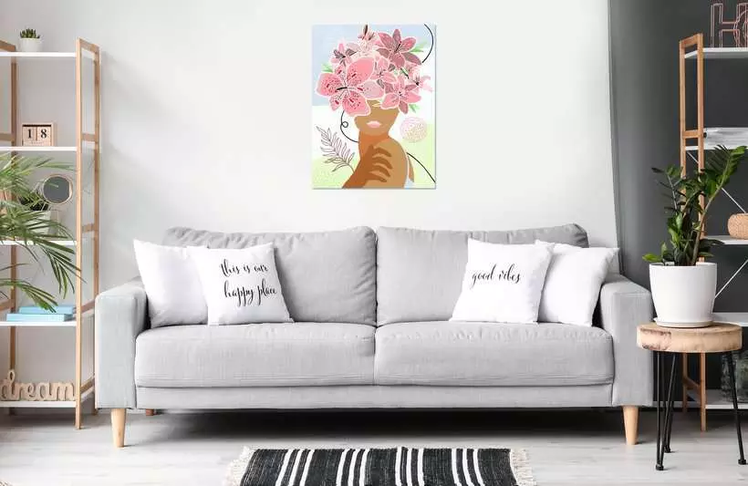 CreArt Canvas: Flower On My Mind - Painting by Numbers, 12 x 16