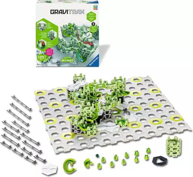 GraviTrax BASE: Skytrax Action Set - Construction Game, Medium