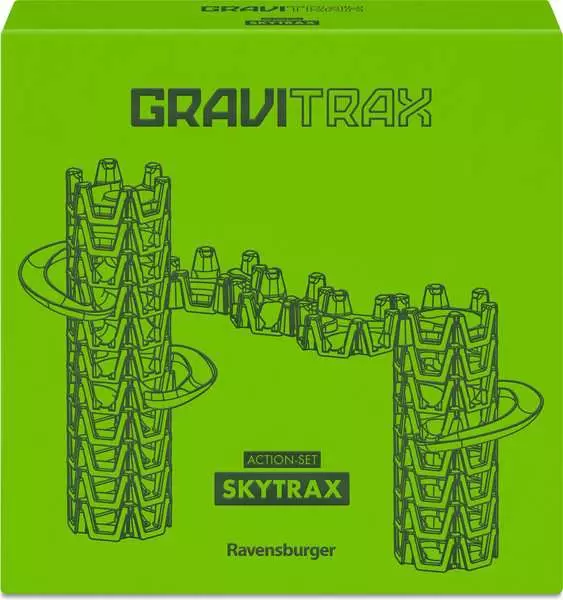 GraviTrax BASE: Skytrax Action Set - Construction Game, Medium